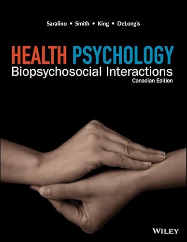 Imagen de archivo de Health Psychology, Canadian Edition a la venta por Zoom Books Company