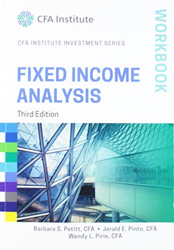 Stock image for Fixed Income Analysis Workbook (CFA Institute Investment Series) for sale by HPB-Red