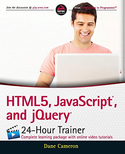 Beispielbild fr HTML5, JavaScript, and JQuery 24-Hour Trainer zum Verkauf von Better World Books