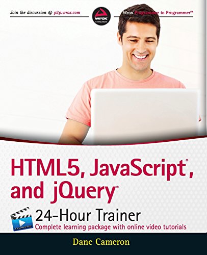 Stock image for HTML5, JavaScript, and JQuery 24-Hour Trainer for sale by Better World Books