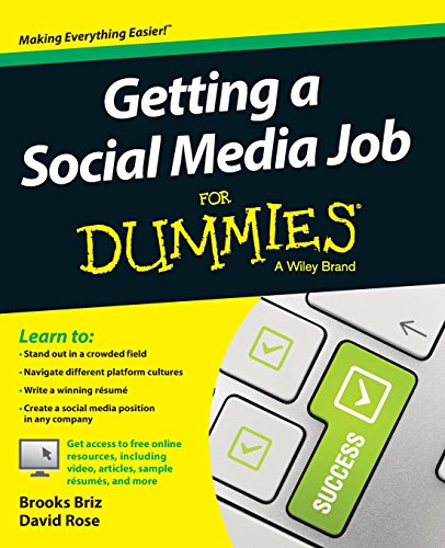 Beispielbild fr Getting a Social Media Job For Dummies zum Verkauf von Discover Books