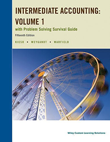 Imagen de archivo de Intermediate Accounting Volume 1 with Problem Solving Survival Guide a la venta por BookHolders