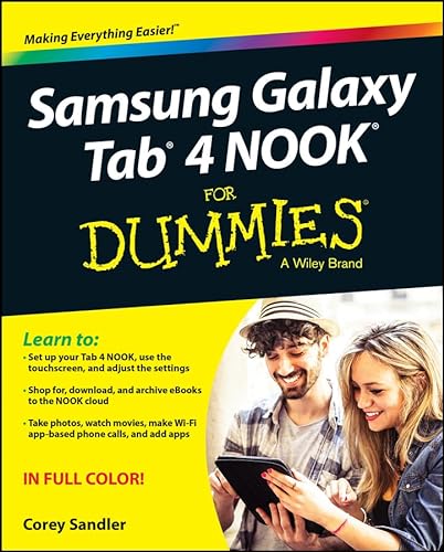 Stock image for Samsung Galaxy Tab 4 NOOK For Dummies (For Dummies Series) for sale by OwlsBooks