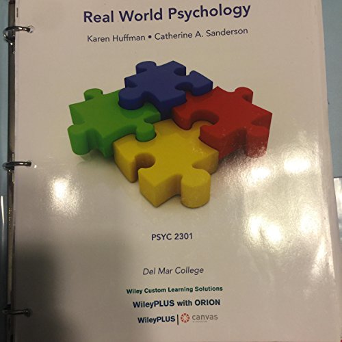 Beispielbild fr Real World Psycology zum Verkauf von HPB-Red