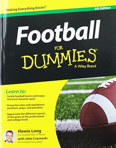 Imagen de archivo de Football For Dummies 5e (Usa Ed) a la venta por Your Online Bookstore