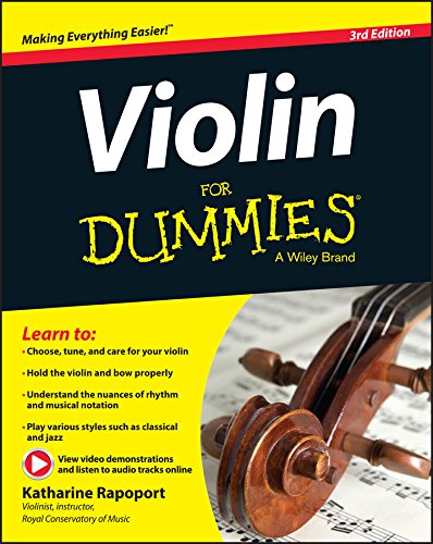 Beispielbild fr Violin For Dummies, Book + Online Video Audio Instruction zum Verkauf von Seattle Goodwill