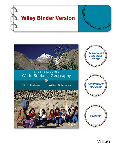 Stock image for Understanding World Regional Geography, 1e Binder Ready Version + WileyPLUS Learning Space Registration Card for sale by SecondSale