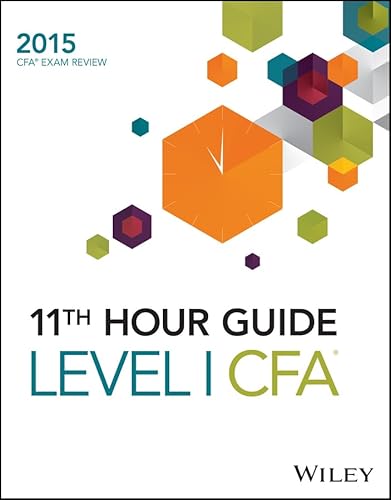 Beispielbild fr Wiley 11th Hour Guide for 2015 Level I CFA zum Verkauf von Better World Books