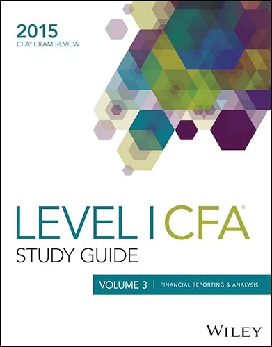 Stock image for CFA Exam Level I 2015 Vol. 3 : Financial Reporting and Analysis for sale by Better World Books: West