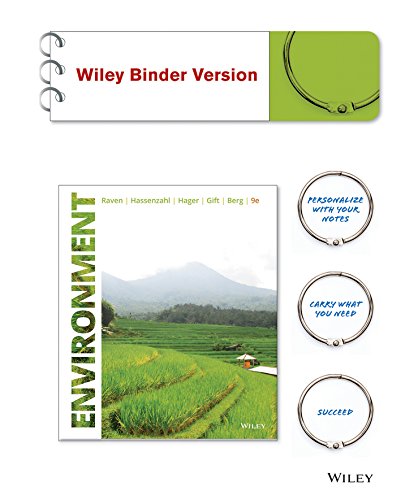 9781119035428: Environment, 9e Binder Ready Version + WileyPLUS Learning Space Registration Card