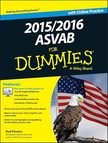 Beispielbild fr 2015 / 2016 ASVAB for Dummies with Online Practice zum Verkauf von Better World Books