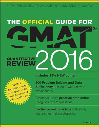 Stock image for The Official Guide for GMAT Quantitative Review 2016 with Online Question Bank and Exclusive Video for sale by SecondSale