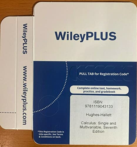 Imagen de archivo de Calculus: Single and Multivariable, Seventh Edition WileyPLUS Learning Space Card a la venta por A Team Books