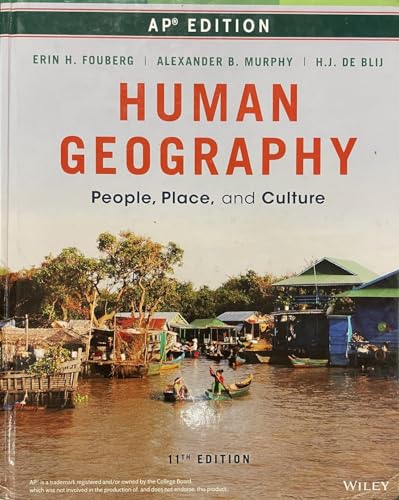 Beispielbild fr Human Geography zum Verkauf von ThriftBooks-Atlanta