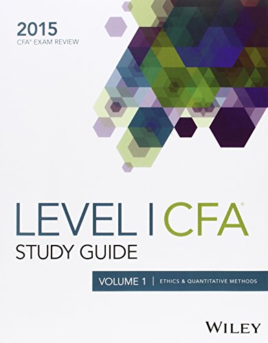 9781119045908: Wiley Study Guide for 2015 Level I CFA Exam: Complete Set