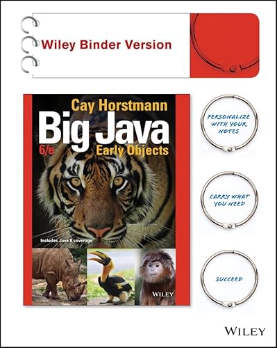 Immagine dell'editore per Big Java, Binder Ready Version: Early Objects venduto da SecondSale