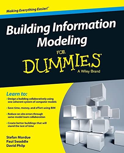 Imagen de archivo de Building Information Modeling for Dummies a la venta por Blackwell's