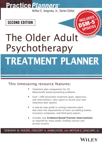 Stock image for The Older Adult Psychotherapy Treatment Planner, with DSM-5 Updates, 2nd Edition Format: Paperback for sale by INDOO