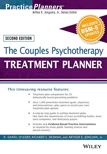 Beispielbild fr The Couples Psychotherapy Treatment Planner, with DSM-5 Updates (PracticePlanners) zum Verkauf von BooksRun