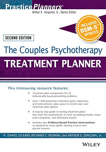 Imagen de archivo de The Couples Psychotherapy Treatment Planner, with DSM-5 Updates (PracticePlanners) a la venta por SecondSale