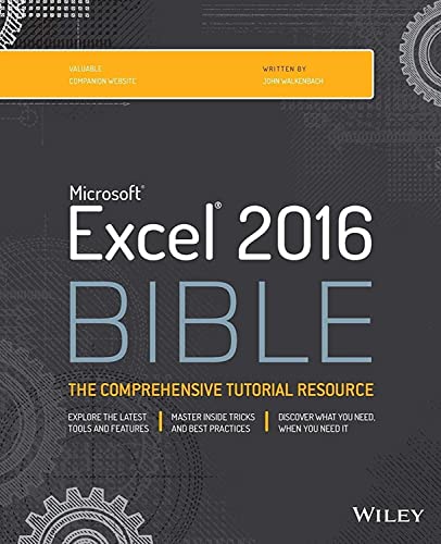 9781119067511: Microsoft Excel 2016 Bible
