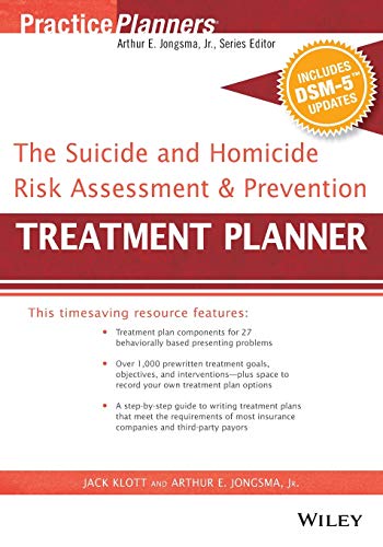 9781119073314: The Suicide and Homicide Risk Assessment and Prevention Treatment Planner, with DSM-5 Updates (PracticePlanners)