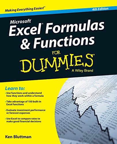 Imagen de archivo de Excel Formulas and Functions FD 4e (For Dummies) a la venta por WorldofBooks