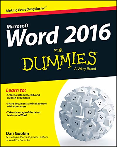 Beispielbild fr Word 2016 for Dummies zum Verkauf von Better World Books