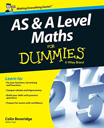 Beispielbild fr AS and A Level Maths For Dummies zum Verkauf von WorldofBooks