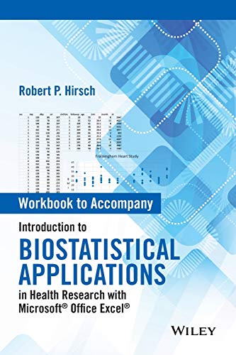 Beispielbild fr Workbook to Accompany Introduction to Biostatistical Applications in Health Research With Microsoft Office Excel zum Verkauf von Blackwell's