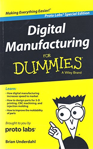 Beispielbild fr Digital Manufacturing for Dummies zum Verkauf von Better World Books