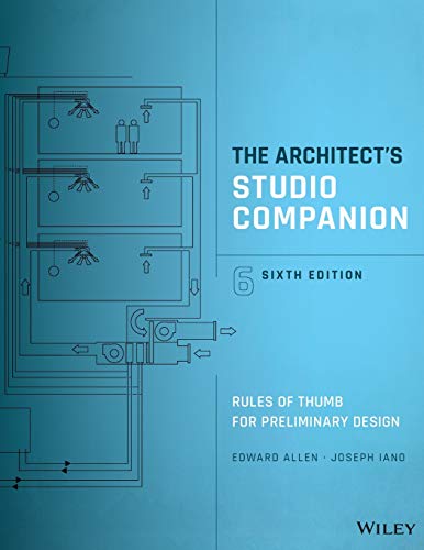 Stock image for The Architect's Studio Companion: Rules of Thumb for Preliminary Design for sale by Book Deals