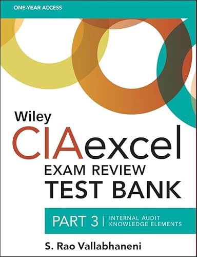 9781119094425: Wiley Ciaexcel Exam Review Test Bank 2015: Internal Audit Knowledge Elements