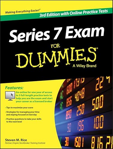 Stock image for Series 7 Exam For Dummies, with Online Practice Tests for sale by Wonder Book