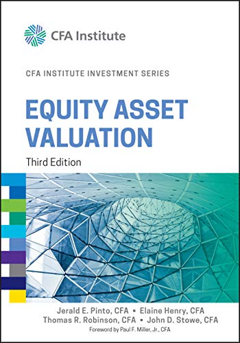 Imagen de archivo de Equity Asset Valuation (CFA Institute Investment Series) a la venta por SGS Trading Inc
