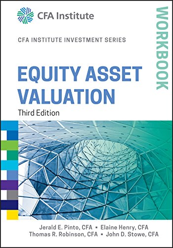 Stock image for Equity Asset Valuation Workbook (CFA Institute Investment Series) for sale by Once Upon A Time Books