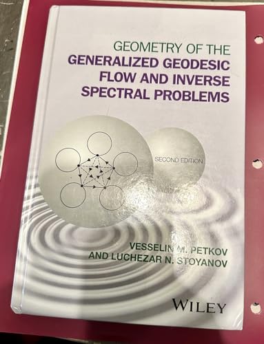 Imagen de archivo de Geometry of the Generalized Geodesic Flow and Inverse Spectral Problems a la venta por Mispah books