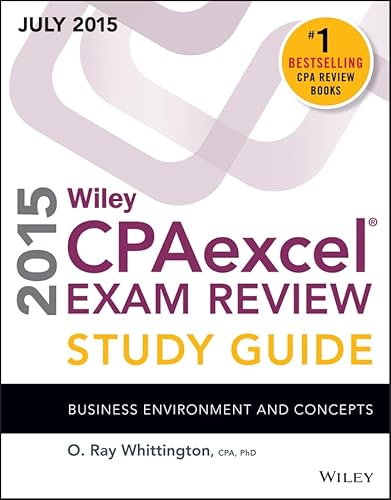 Stock image for Wiley CPAexcel Exam Review 2015 Study Guide July : Business Environment and Concepts for sale by Better World Books