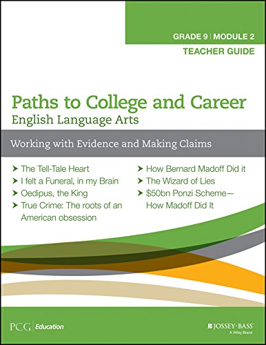 Stock image for English Language Arts, Grade 9 Module 2: Working with Evidence and Making Claims: Teacher Guide' for ASIN '1119124476 for sale by Walker Bookstore (Mark My Words LLC)