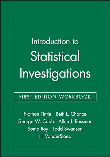 Beispielbild fr Introduction to Statistical Investigations, First Edition Workbook zum Verkauf von Books Unplugged