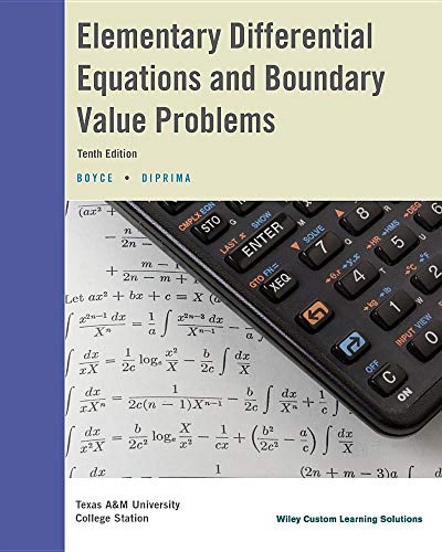 Beispielbild fr Elementary Differential Equations and Boundary Value Problems zum Verkauf von The Book Cellar, LLC