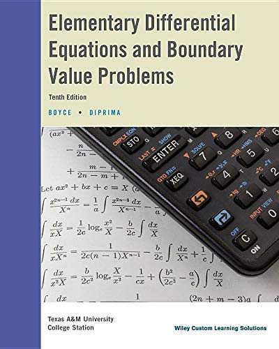 Stock image for Elementary Differential Equations and Boundary Value Problems for sale by The Book Cellar, LLC