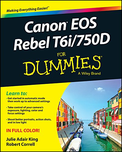 Stock image for Canon EOS Rebel T6i / 750D For Dummies (For Dummies (Computer/Tech)) for sale by HPB Inc.