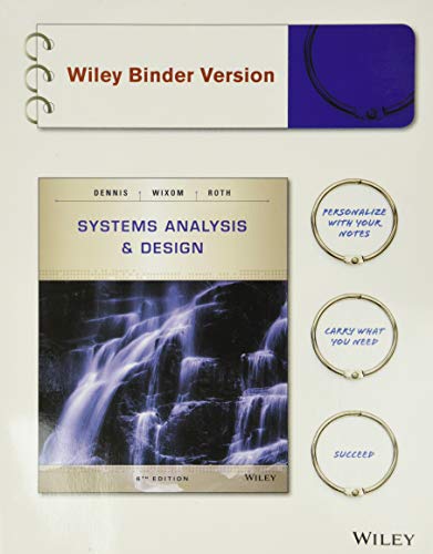 9781119138259: Systems Analysis and Design