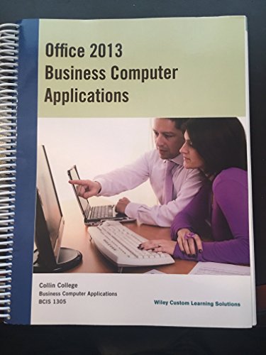 Beispielbild fr Office 2013 Business Computer Application zum Verkauf von HPB-Red