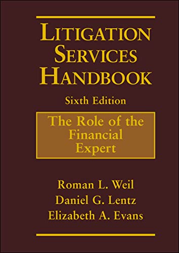 Stock-Bild f�r Litigation Services Handbook: The Role of the Financial Expert