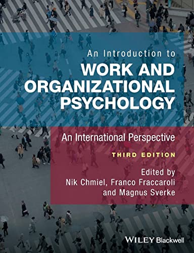 Stock image for An Introduction to Work and Organizational Psychology: An International Perspective for sale by Zoom Books Company