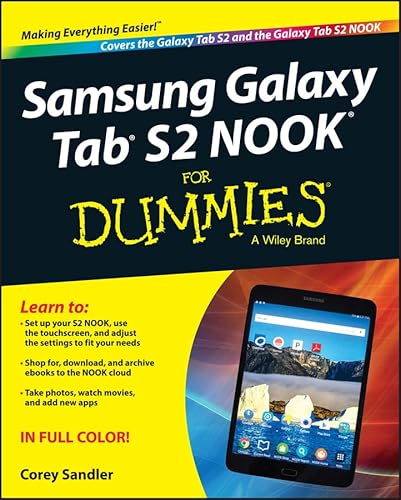 Beispielbild fr Samsung Galaxy Tab S2 NOOK For Dummies zum Verkauf von Better World Books Ltd