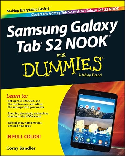 Stock image for Samsung Galaxy Tab S2 NOOK For Dummies for sale by Better World Books: West