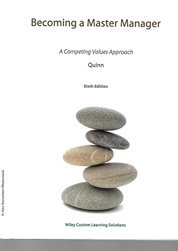 9781119171621: Becoming a Master Manager A Competing Values Approach